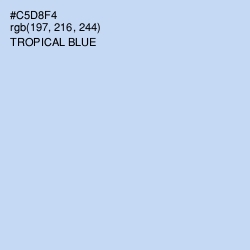 #C5D8F4 - Tropical Blue Color Image